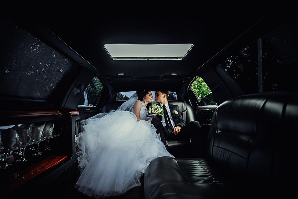 Wedding Party Bus or Wedding Limousine